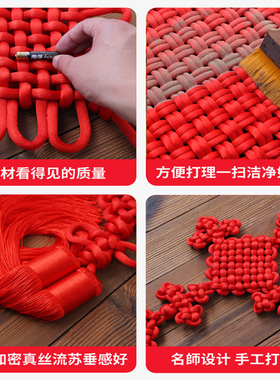 北赵扶大师手工绳编礼盒发货