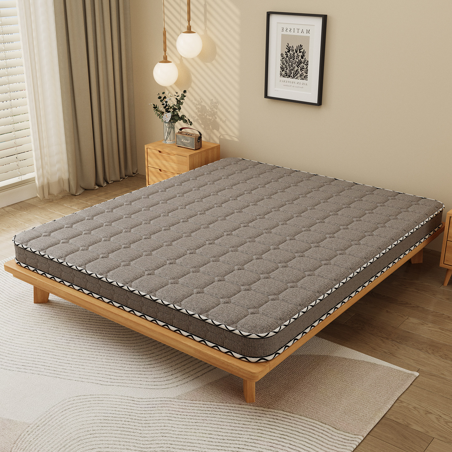 全棕床垫硬垫子天然椰棕榈护脊专用床垫10厘米偏硬3e环保纯棕床垫,淘宝优惠券,粉丝福利购,淘宝优惠卷