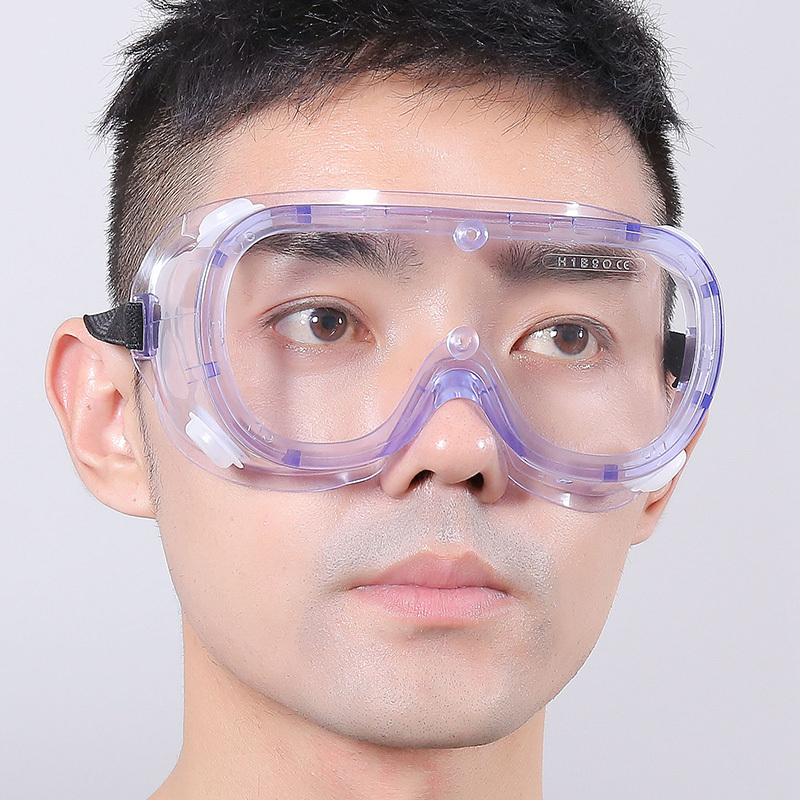 Huian anti impact, labor protection, electric welding, anti splash, riding, transparent dust-proof, sand proof, smoke-proof goggles, protective glasses