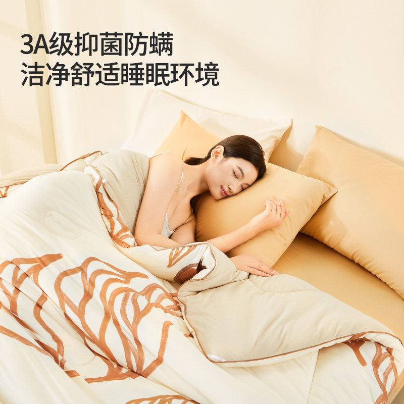 JACE冬季被子可机洗水洗四季大豆被全棉A类加厚保暖宿舍秋冬被芯