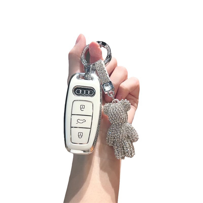 适用奥迪a3l a6l钥匙套a7 a4l q5l包a5女q7 q3 q2l壳a8l扣高档 - 图3