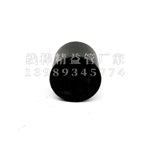 线棒精益管地脚套黑色塑料胶套直径28mm管材专用 厂家直销 - 图1