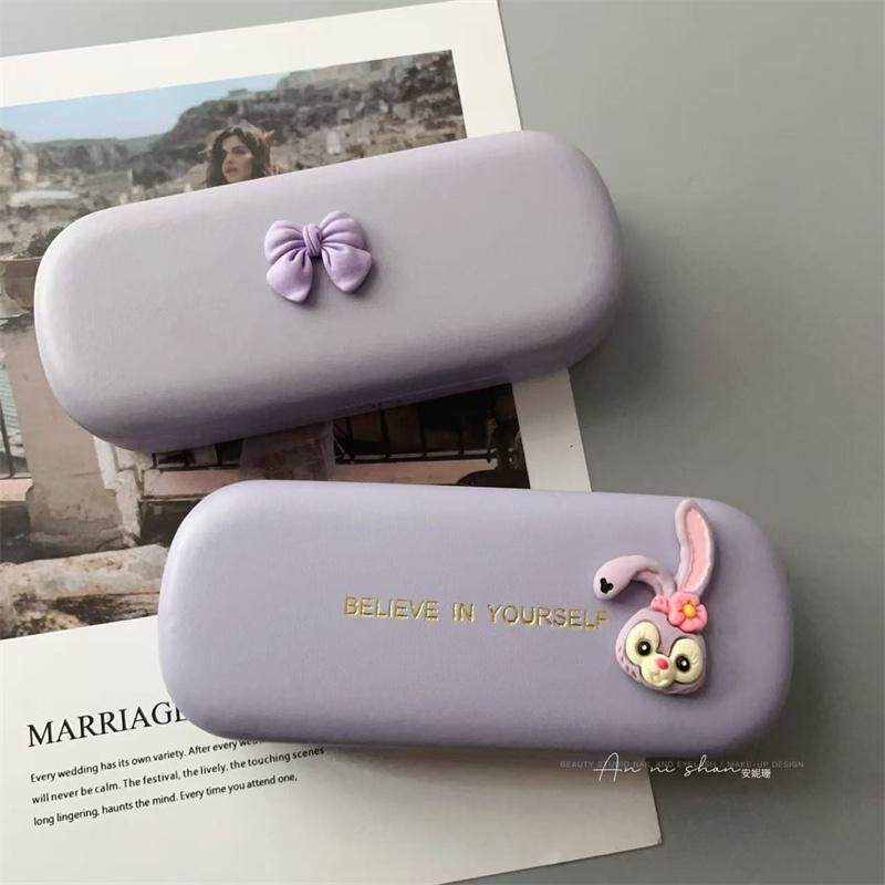 2025新款可爱卡通星黛露蝴蝶结框架眼镜盒便携高级感学生镜盒收纳,淘宝优惠券,粉丝福利购,淘宝优惠卷