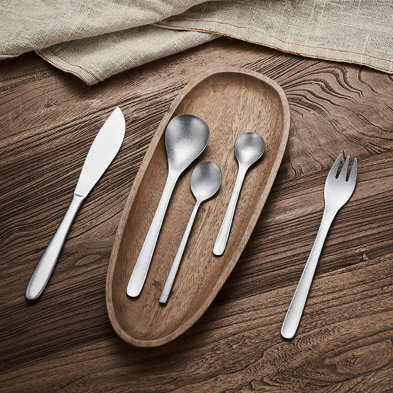 复古餐具高颜值西餐刀叉勺三件套ins不锈钢甜品勺蛋糕水果小叉子,淘宝优惠券,粉丝福利购,淘宝优惠卷