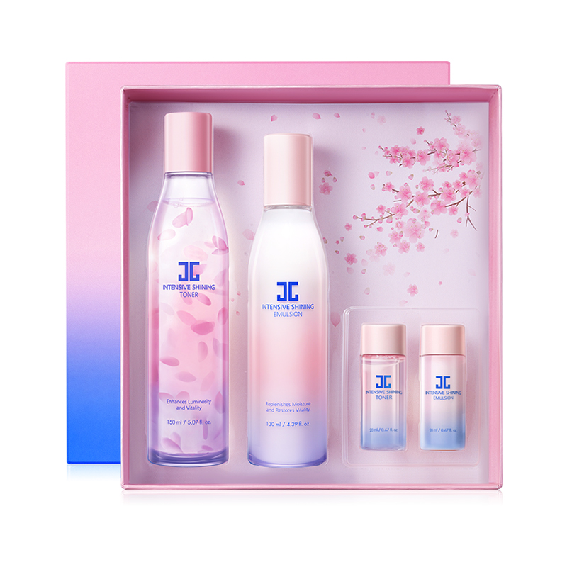 JAYJUN捷俊 密集焕亮樱花水乳套装-海淘便利屋