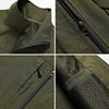 Middle-aged and elderly outdoor workwear vest for men 2026 spring and autumn stand-up collar casual zipper multi-pocket vest vest for men