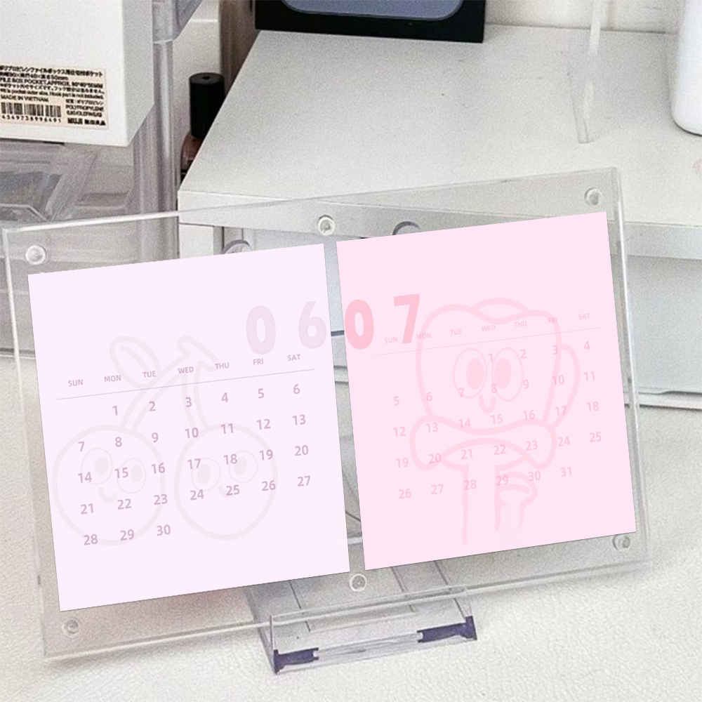 36张Mojo极简风日历五月天精美高颜值年历周边互换物料自印收藏卡 - 图1