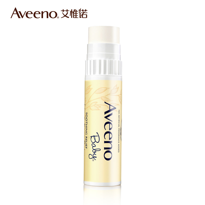 aveeno润唇膏女童保湿滋润防干裂 Aveeno海外宝宝护唇/润唇