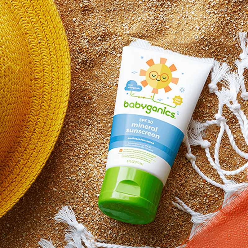 甘尼克宝贝进口物理防晒儿童防晒霜SPF50