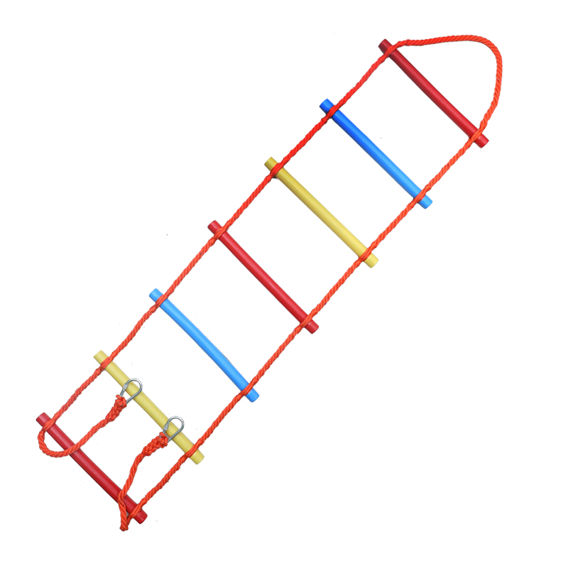 幼儿园攀爬绳梯儿童攀爬梯室内家用木质迷你攀爬软梯户外儿童梯子-图2