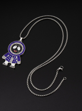 高级感项链女小众欧美嘻哈毛衣链