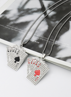 小熊女项链冷淡风朋克嘻哈挂链