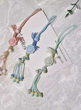 景德镇陶瓷手链陶瓷藏式包挂新中式简约饰品学生情侣礼物陶瓷手串