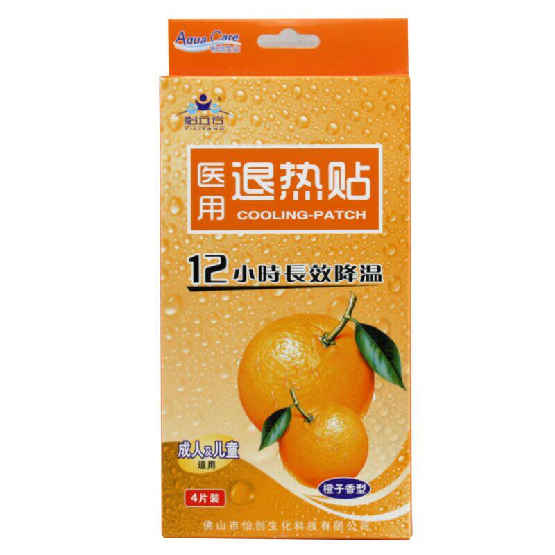 3发4怡立方4片装婴幼儿童退热贴 同慈大药房冷热敷器具（器械）
