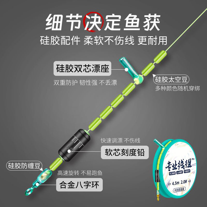 钓鱼线组套装全套成品主线鱼线主线正品绑好大物鲫鱼鲤鱼线组专用,淘宝优惠券,粉丝福利购,淘宝优惠卷