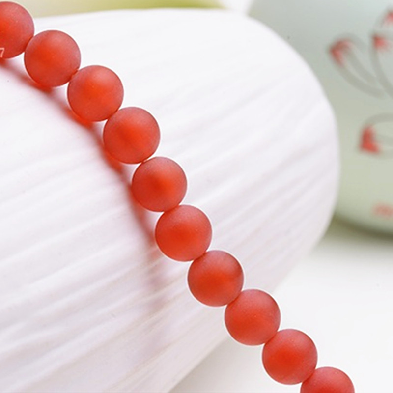 天然磨砂南红玛瑙散珠 保山红玛瑙珠子水晶手串珠子diy手工配,淘宝优惠券,粉丝福利购,淘宝优惠卷