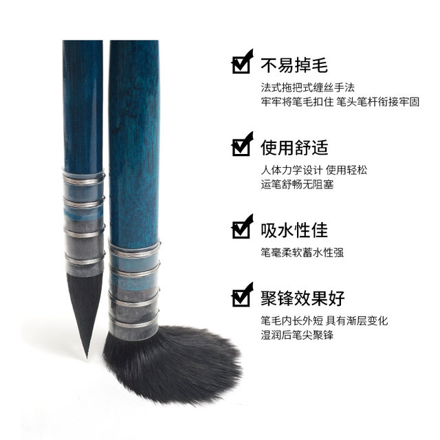 Holbein Import squirrel hair watercolor pen fat blue squirrel hair wat –  AOOKMIYA