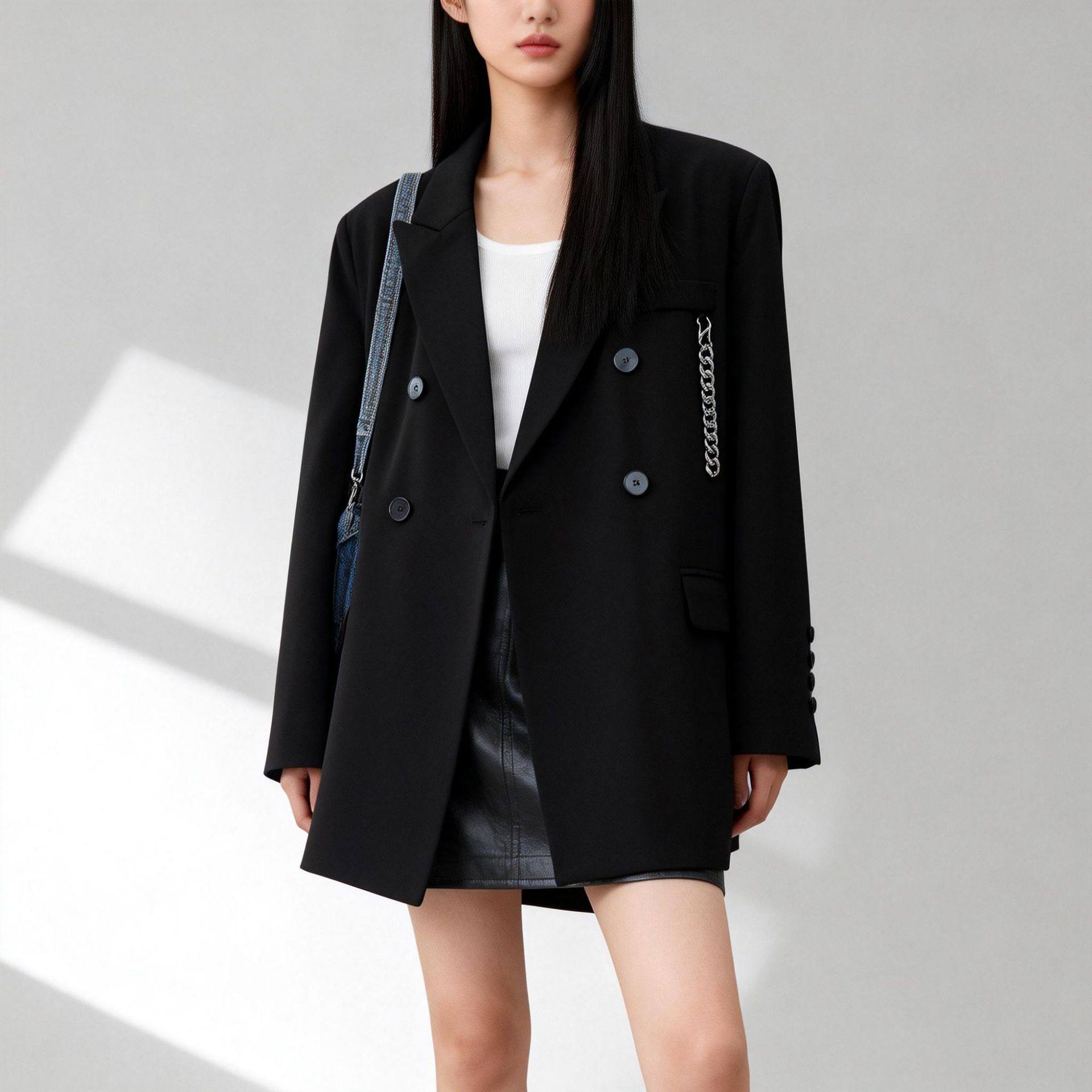 西装外套女新款感洋气宽松显瘦休闲oversize春秋女装上衣潮,淘宝优惠券,粉丝福利购,淘宝优惠卷