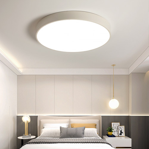 圆形吸顶灯led客厅灯具现代简约圆灯卧室灯北欧吊灯具1.2米 - 图1