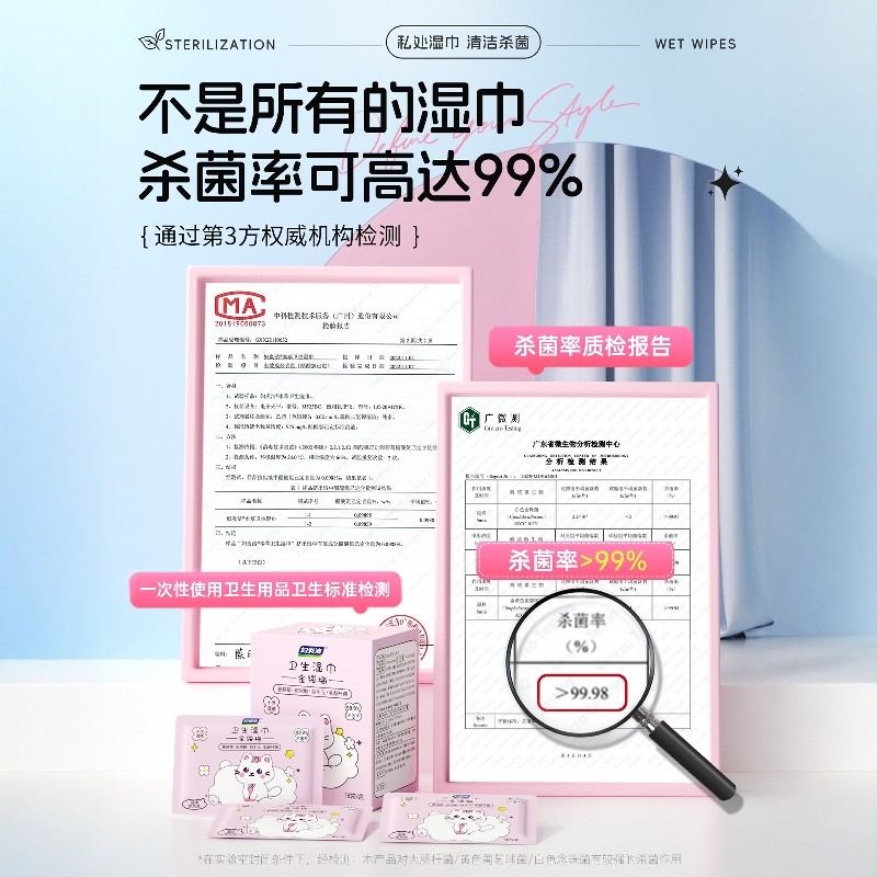 妇炎洁卫生私处湿巾女性便携可擦湿纸巾私密护理清洁房事杀菌专用,淘宝优惠券,粉丝福利购,淘宝优惠卷
