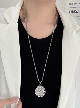 钛钢细项链女嘻哈叠戴轻奢小众