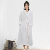 Зимний длинный банный халат, фланелевый приталенный модный корсет, сексуальная пижама, увеличенная толщина