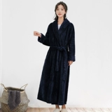 Зимний длинный банный халат, фланелевый приталенный модный корсет, сексуальная пижама, увеличенная толщина