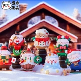 Crooked Melon, Fart, Pig Christmas Happy Company Series Blind Box Christmas Gift Girls Tide Dornmants