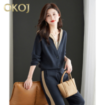 Big Brands Casual Sports Suit Women 2023 Spring Autumn New Fashion Loose Foreign Air This Year Trendy Caps Two Sets