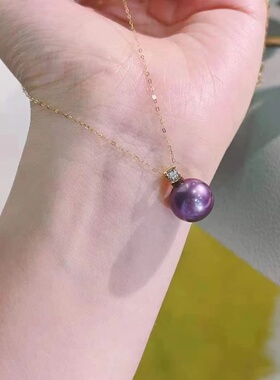 14-15mm紫色戴妃款吊坠DZB310