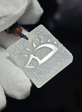 赵雷周边手工雕刻岫玉吊坠礼物