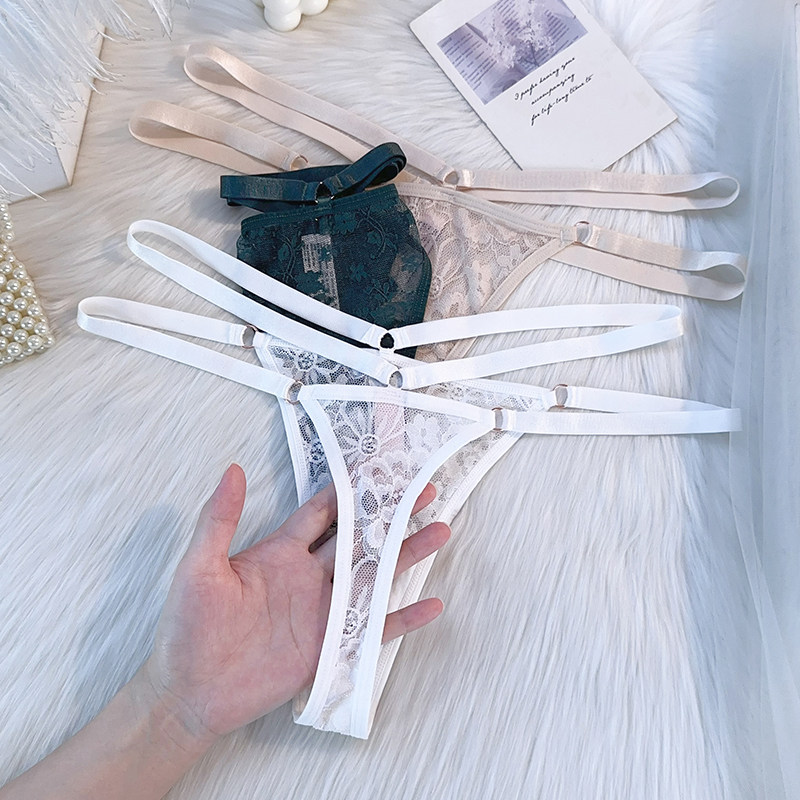 高颜值细带蕾丝内裤女棉裆性感勾人纯欲三角裤头2025新款透气薄款,淘宝优惠券,粉丝福利购,淘宝优惠卷