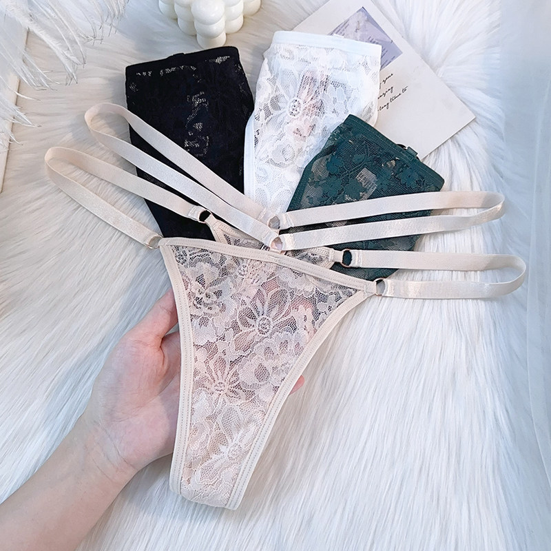 高颜值细带蕾丝内裤女棉裆性感勾人纯欲三角裤头2025新款透气薄款,淘宝优惠券,粉丝福利购,淘宝优惠卷
