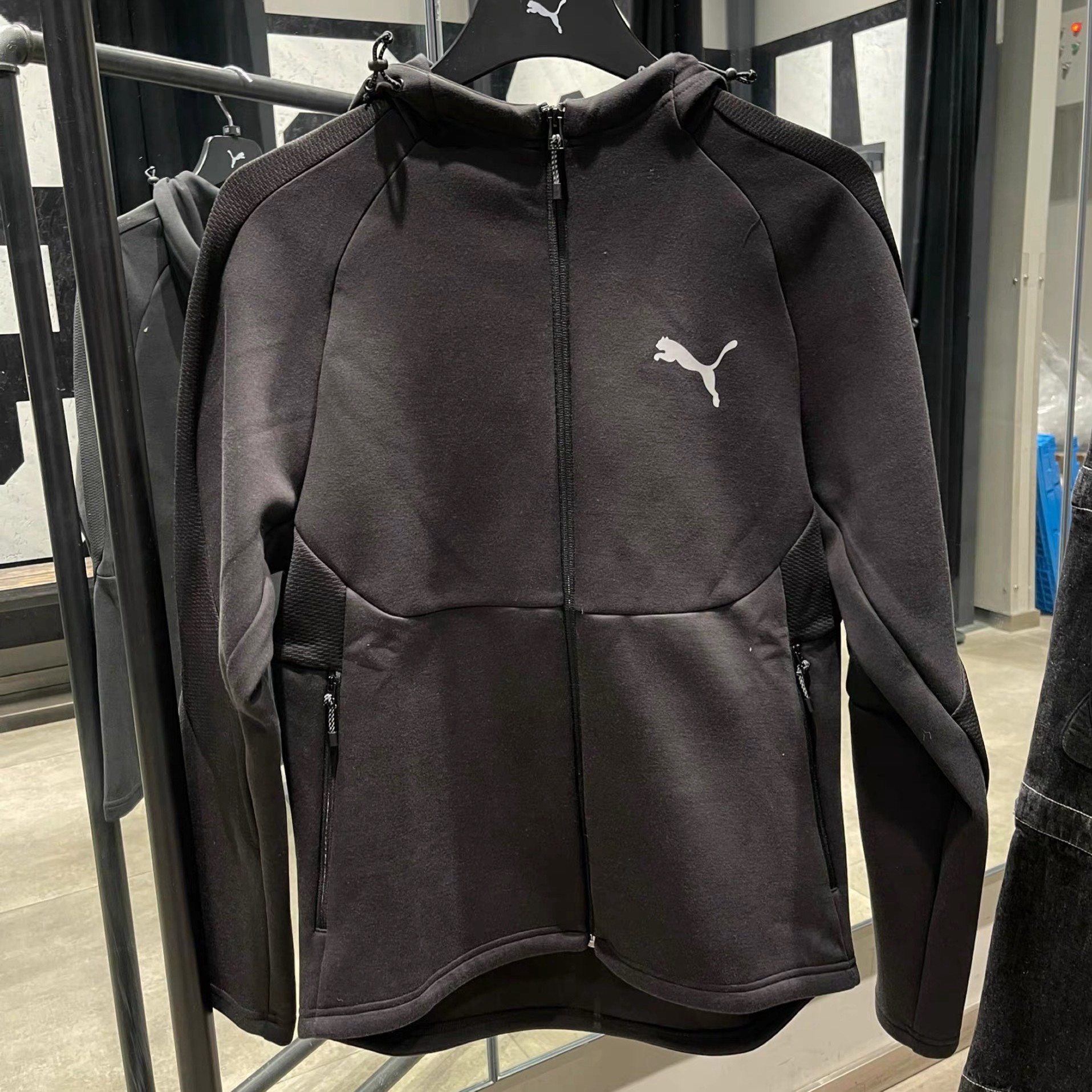 PUMA彪马秋冬男子高克重棉质针织运动弹力拉链连帽卫衣外套681184,淘宝优惠券,粉丝福利购,淘宝优惠卷