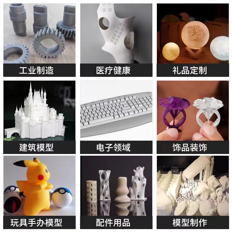 光固化树脂3d建模打印手办人偶模型制作工业级高精度定制加工服务 - 图0