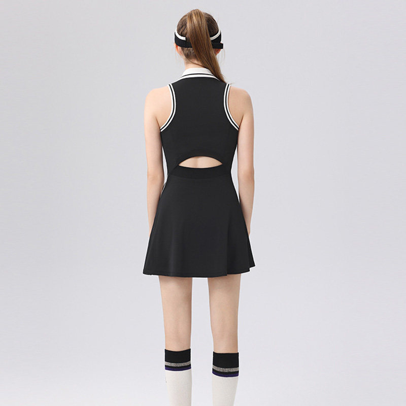 防走光送短裤运动网球连衣裙胸垫网球服户外跑步健身网球裙女新款,淘宝优惠券,粉丝福利购,淘宝优惠卷