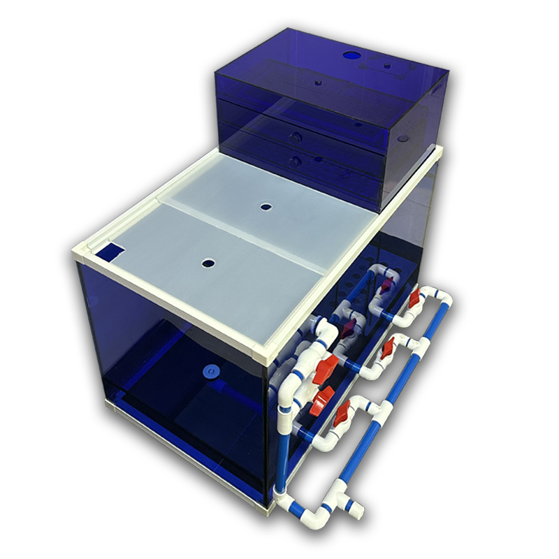 X1系列鱼缸底滤蓝玻强排沉淀一体式干湿分离盒抽屉免换水定制定做 - 图2