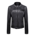 Maisaki Nuo 2018 Xuân-Thu Hained Leather Leather Women Short Slim Locomactor Áo khoác da đơn Áo khoác da cừu - Quần áo da áo da bò Quần áo da