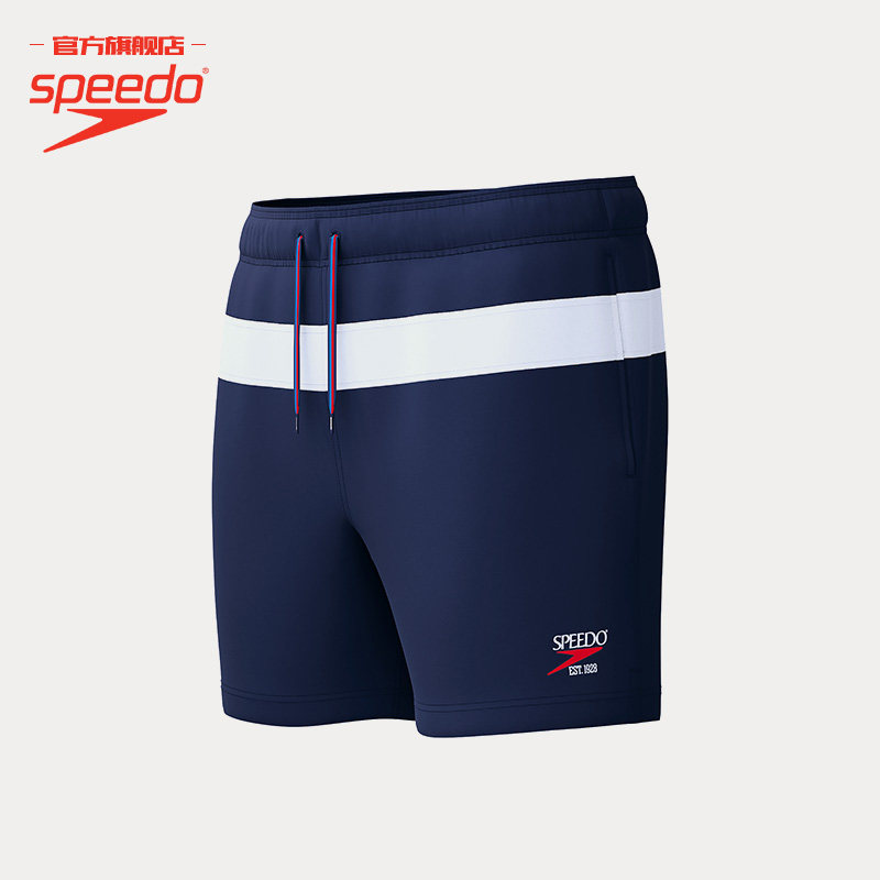 Speedo/速比涛 复古系列16英寸高弹海边休闲男沙滩裤 2025年新品,淘宝优惠券,粉丝福利购,淘宝优惠卷