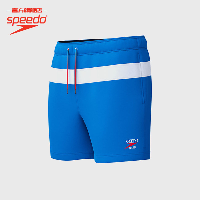 Speedo/速比涛 复古系列16英寸高弹海边休闲男沙滩裤 2025年新品,淘宝优惠券,粉丝福利购,淘宝优惠卷