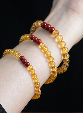 好运连连手串企业店黄水晶女