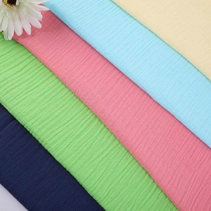 全棉双层素色纱布 高密起皱纱布水洗绉布 婴儿尿布口水巾睡衣爆款,淘宝优惠券,粉丝福利购,淘宝优惠卷