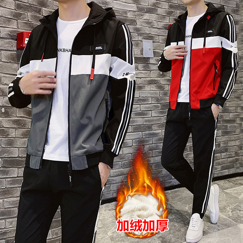 男士秋冬季潮流帅气一套搭配卫衣 潮似卫衣