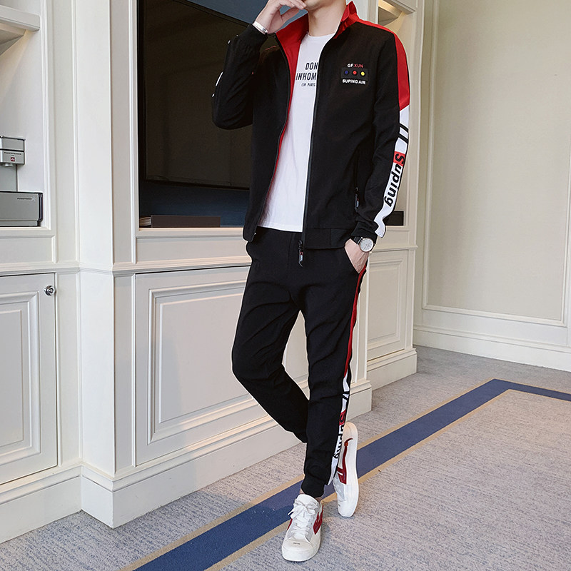 男士韩版潮流帅气一套搭配套装夹克 潮似夹克