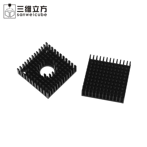 3D打印机配件 MK7/8 金色散热片 40*40*11 Makerbot散热片 - 图2