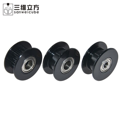 2GT惰轮16/20齿同步轮H型皮带轮被动轮惰轮6/10mm3D打印机配件 - 图1