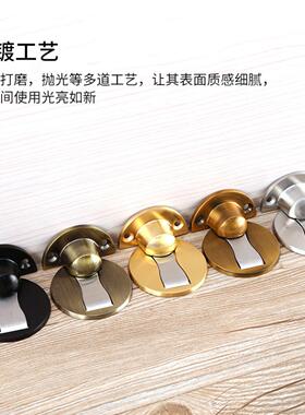 新款免打孔强磁吸门器不锈钢门吸
