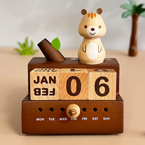 Taiwan Jeancard Music Box Octaonic Squirrel calendar Wanyear Birthday Creative Christmas Gift Fashion