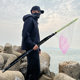 Baike Carbon Rock Fishing Net Rod Anti-lock Groove