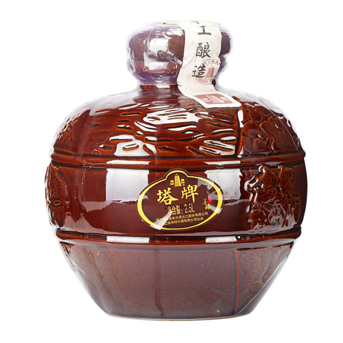 塔牌绍兴黄酒陈年善酿酒2.5L礼盒装半甜型焦糖色糯米善酿酒老酒 - 图3